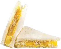 cheese pienapple sandwich